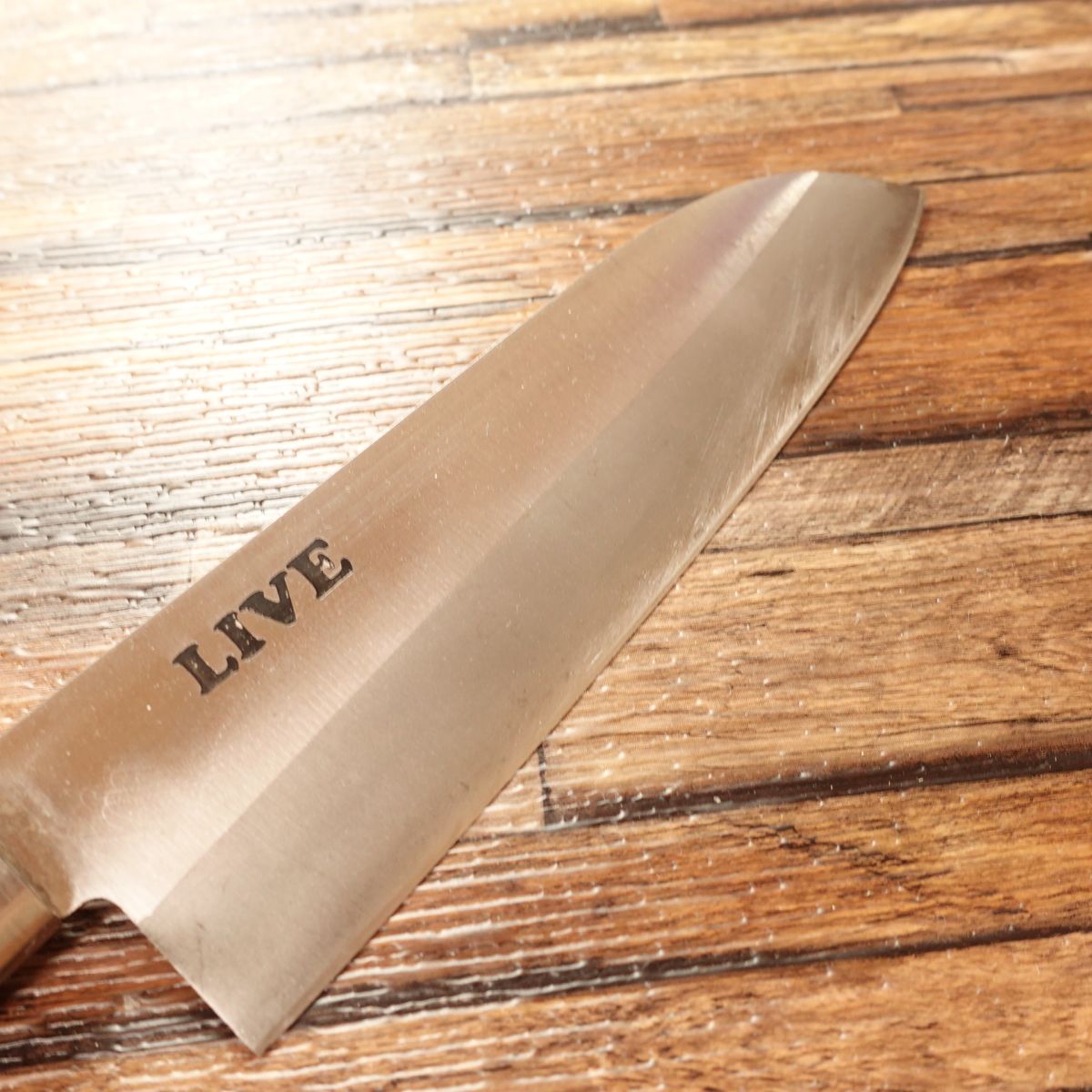 LIVE Santoku Knife, Sharpened, Warikomi, All-Purpose Knife