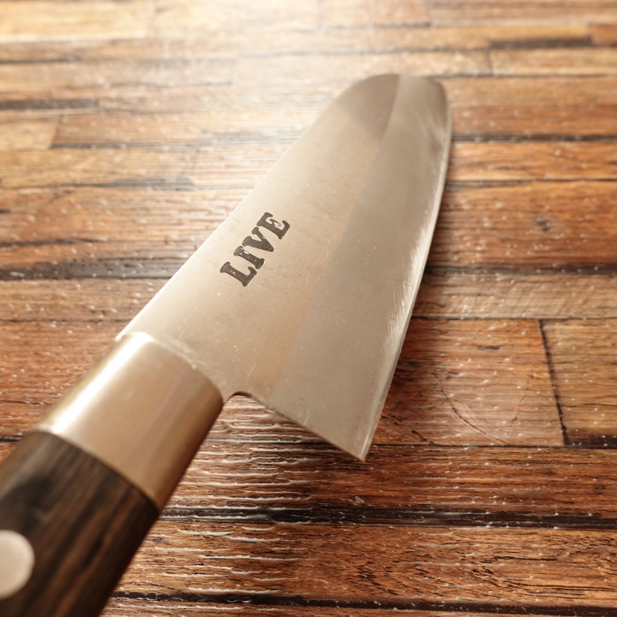 LIVE Santoku Knife, Sharpened, Warikomi, All-Purpose Knife