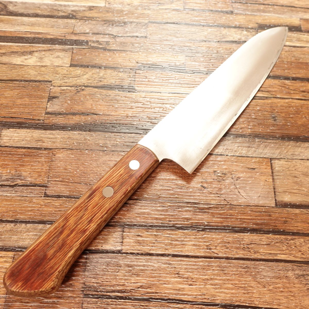 Kikuichimonji Saku Gyuto, Chef’s Knife, Sharpened, All-purpose Knife, Warikomi, 3-layered, Double-edged