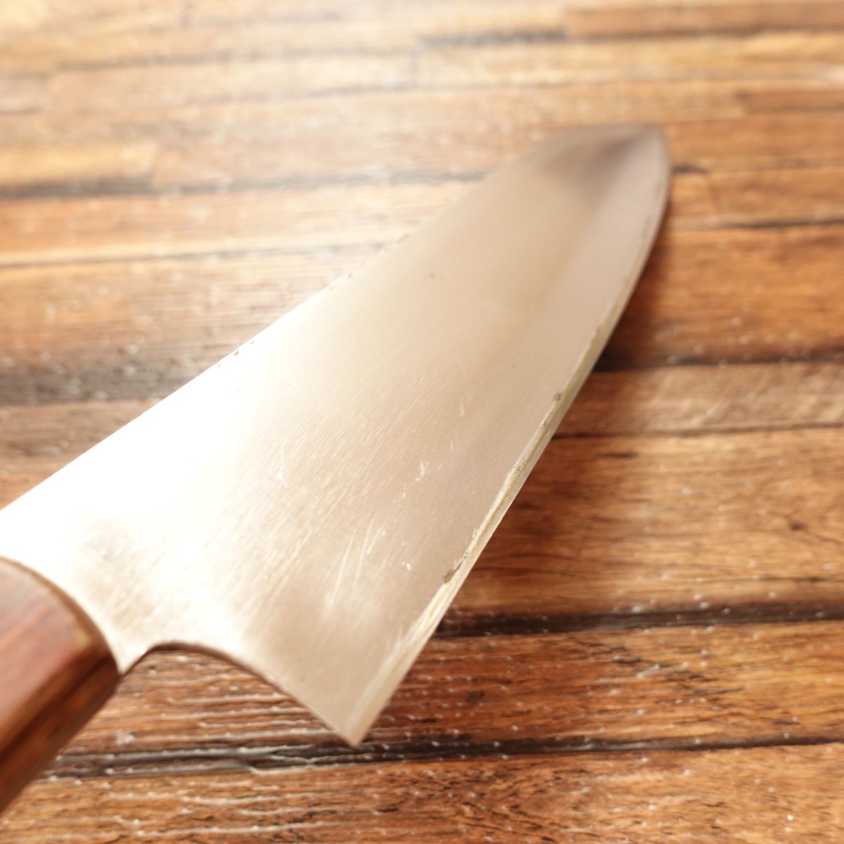 Kikuichimonji Saku Gyuto, Chef’s Knife, Sharpened, All-purpose Knife, Warikomi, 3-layered, Double-edged