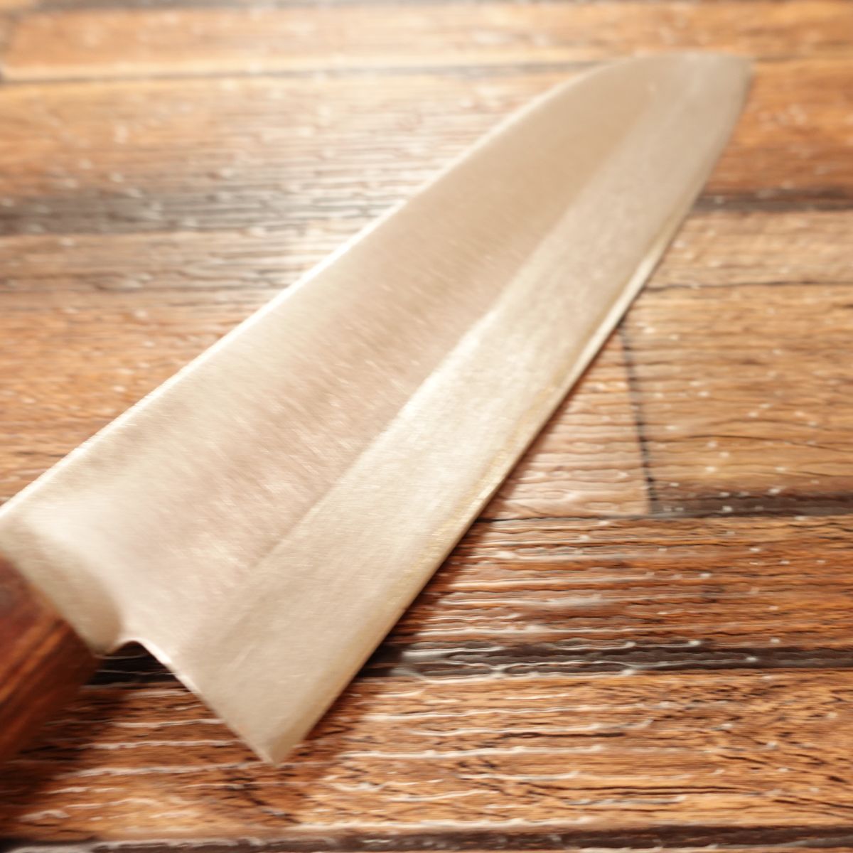 Kaneatsu Saku Santoku Knife, Sharpened, All-purpose Knife, Small Santoku, Hon-Warikomi, 3-layered, Master Craft