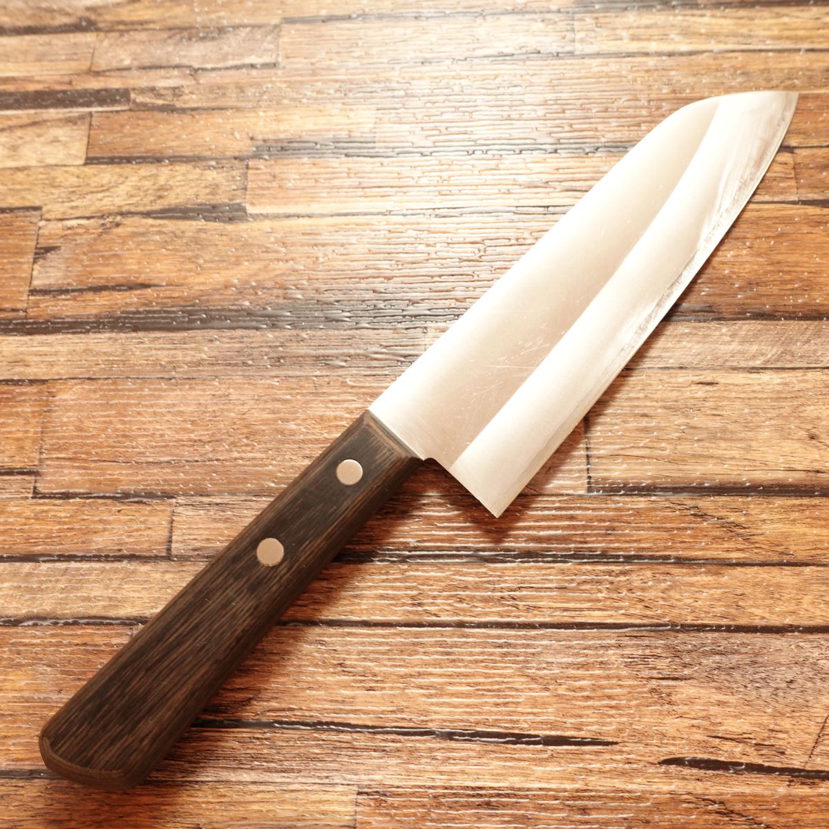 Sakai Kanehisa Santoku Knife, Sharpened, All-purpose Knife, Hon-Warikomi, 3-layered, DP, Stainless Steel