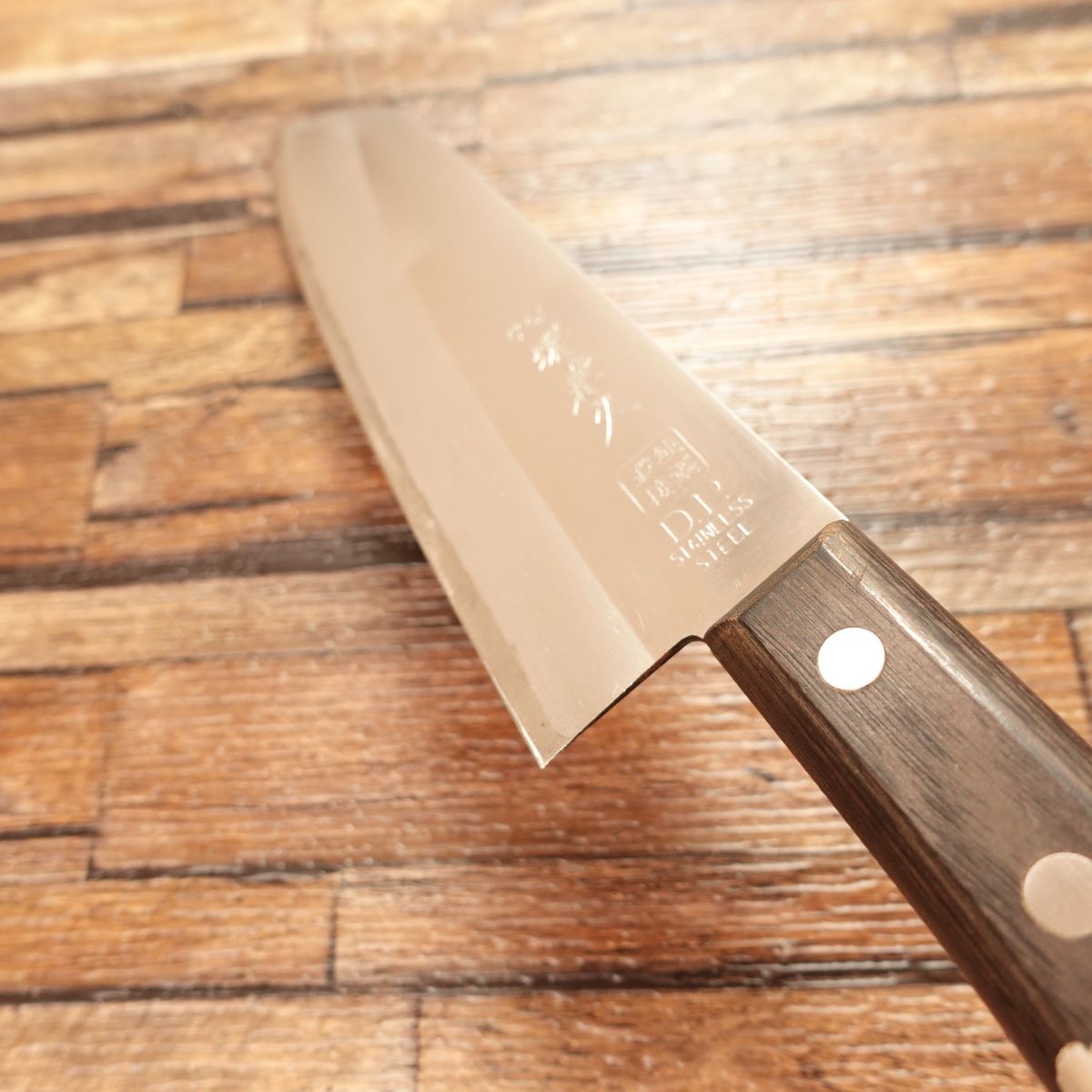 Sakai Kanehisa Santoku Knife, Sharpened, All-purpose Knife, Hon-Warikomi, 3-layered, DP, Stainless Steel