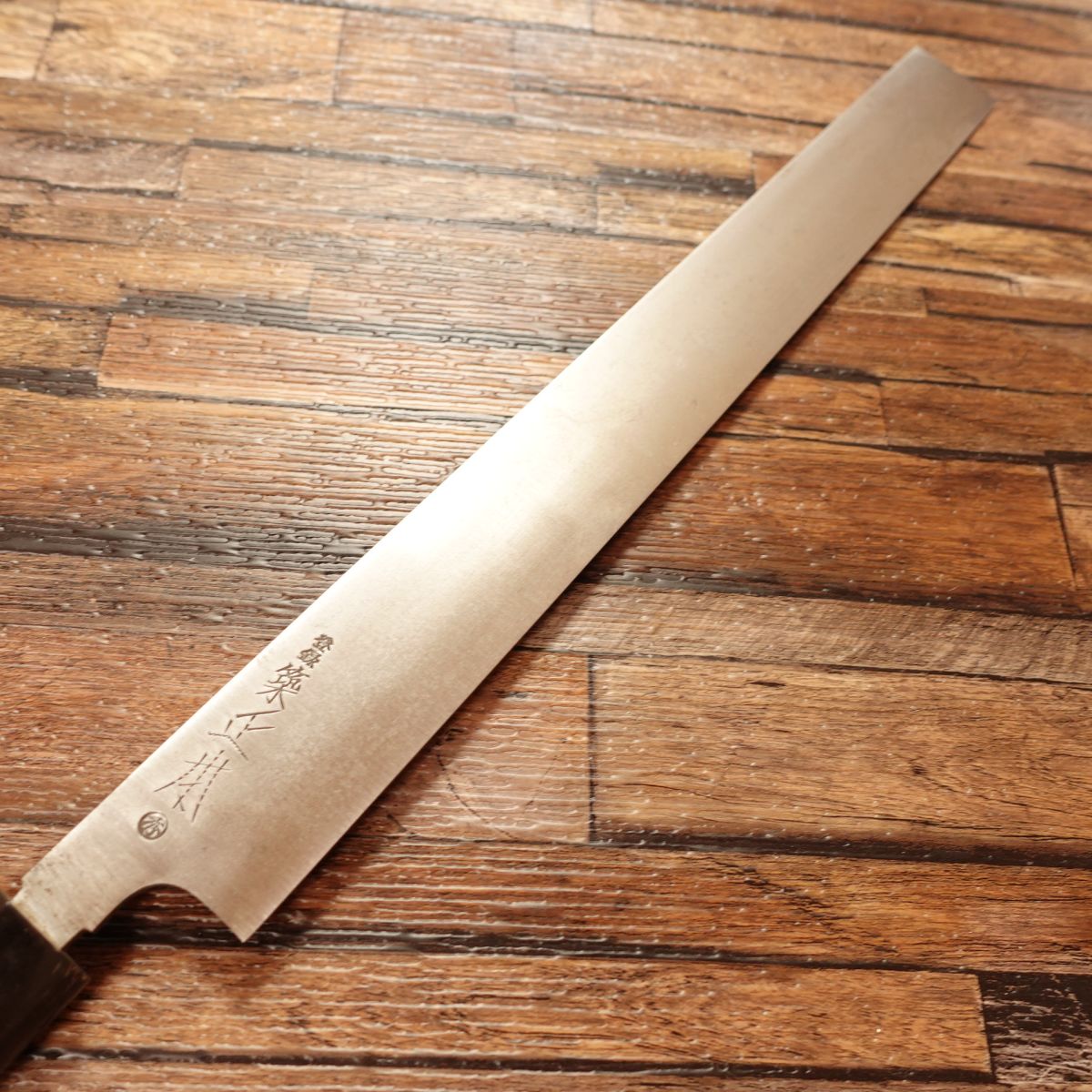 Tsukiji Masamoto Kamaboko Tsuke Knife, Water Buffalo Horn Handle, Blade-less, Rare