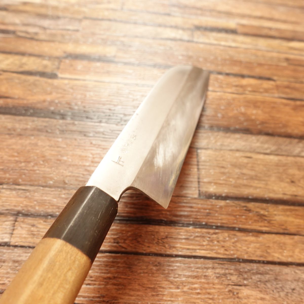 Syoudai Masayoshi Kamasukihaba Knife, Sharpened, Water Buffalo Horn Handle, Steel, Mukimono Knife