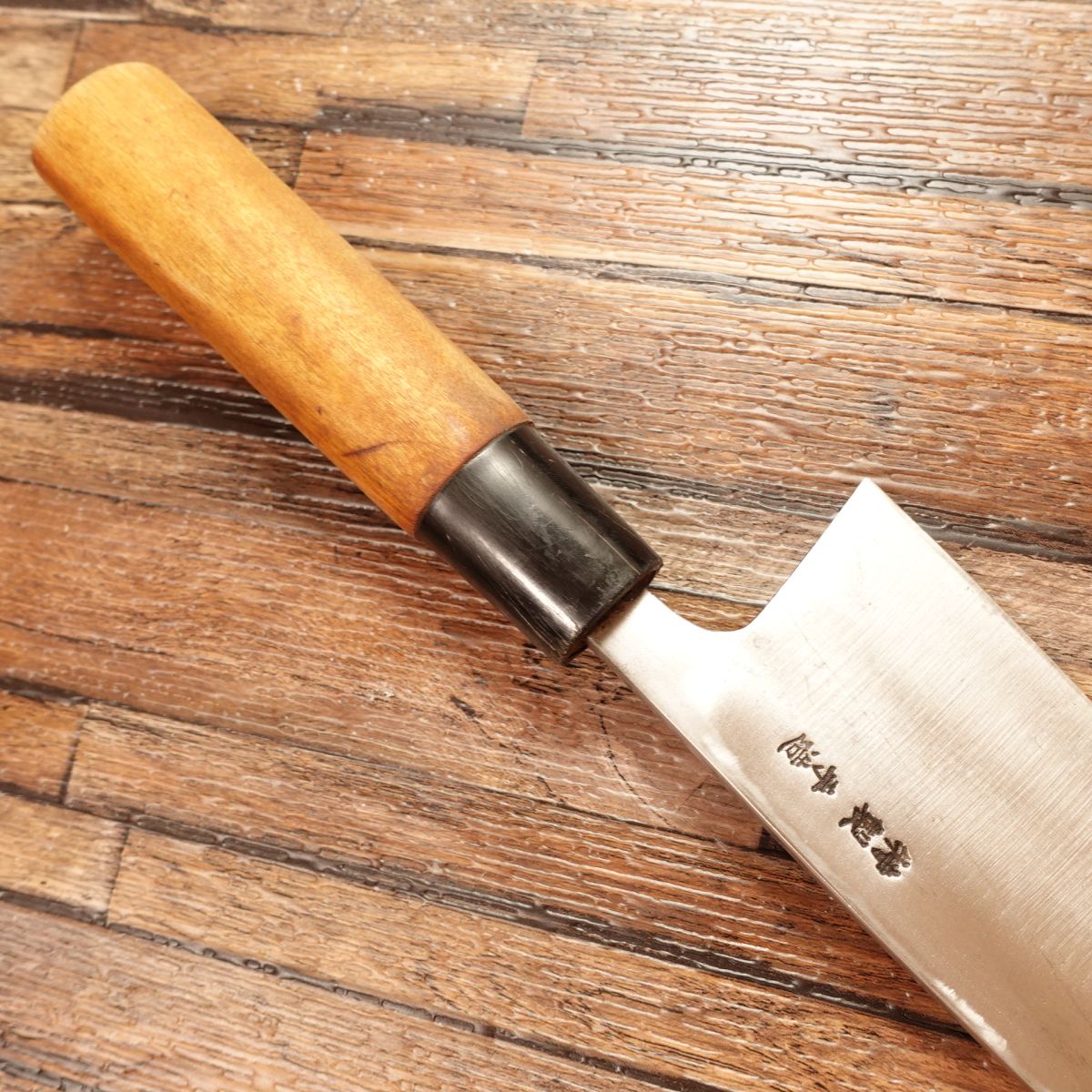 Kikuyoshi Deba Knife, Sharpened, Special Edition, Handcrafted, Steel, Sakai Sticker