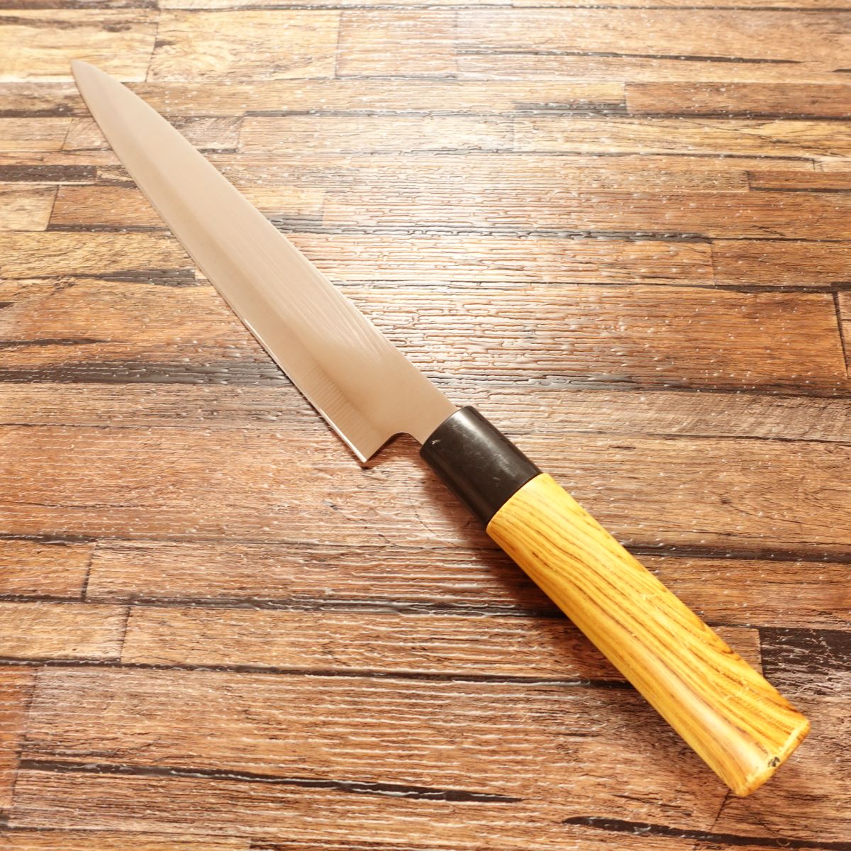 Bishokukobo Yanagiba Knife, Sharpened, Sashimi Knife, Stainless Steel, Double-edged, Minimal Signs of Use