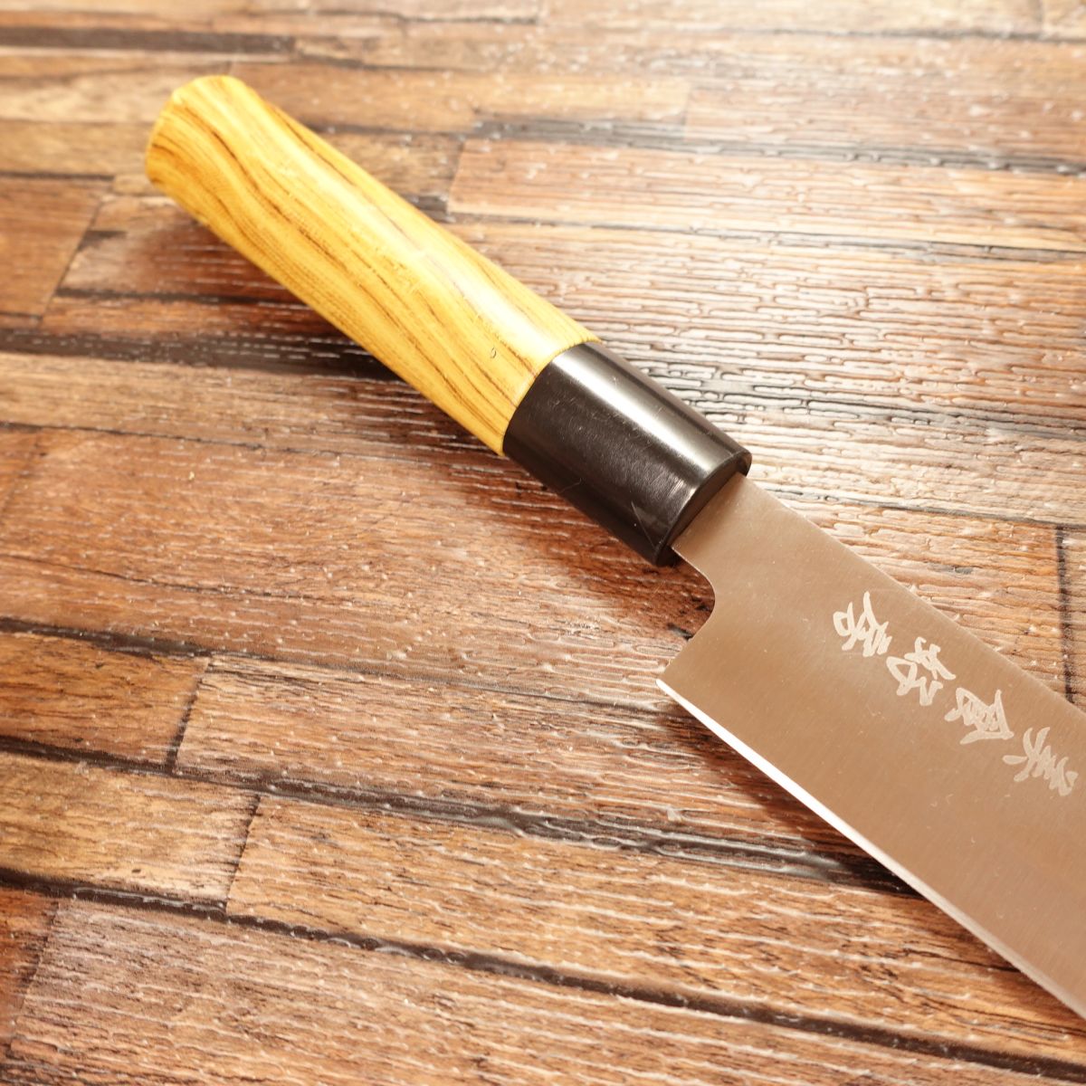 Bishokukobo Yanagiba Knife, Sharpened, Sashimi Knife, Stainless Steel, Double-edged, Minimal Signs of Use