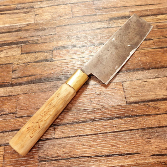 Sakai Kikuhisa Nakiri Knife, Sharpened, Thin Blade, Steel