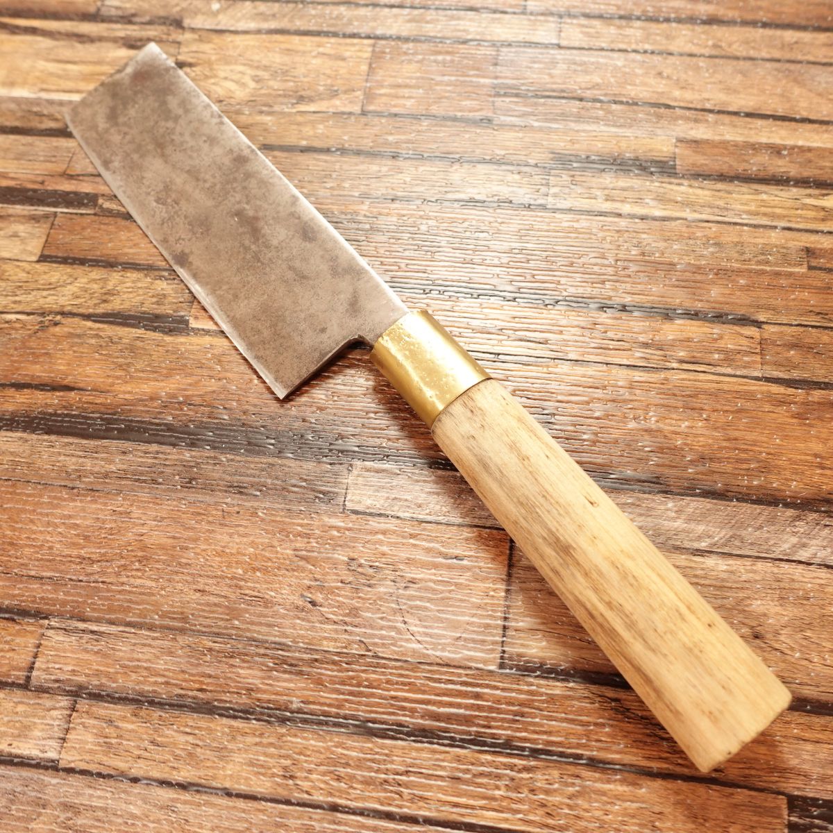 Sakai Kikuhisa Nakiri Knife, Sharpened, Thin Blade, Steel