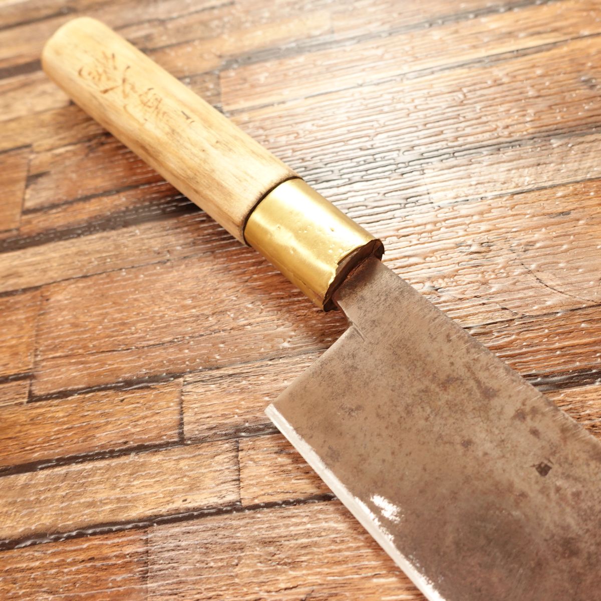 Sakai Kikuhisa Nakiri Knife, Sharpened, Thin Blade, Steel