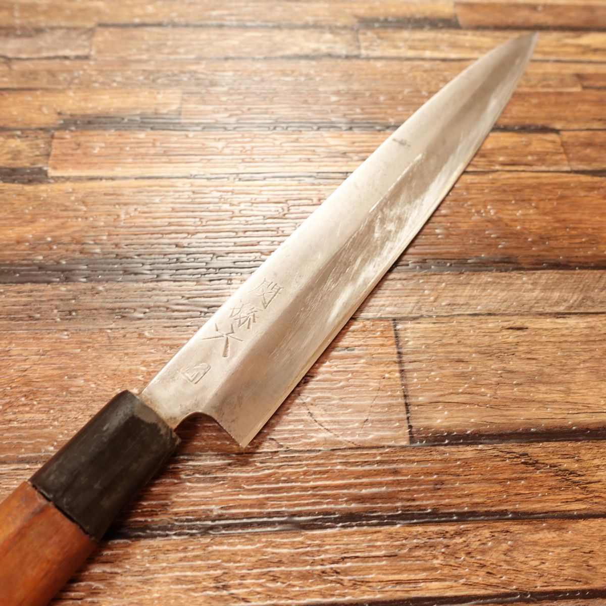 Seki-Magoroku Take Sashimi Knife, Sharpened, Yanagiba Knife, Steel