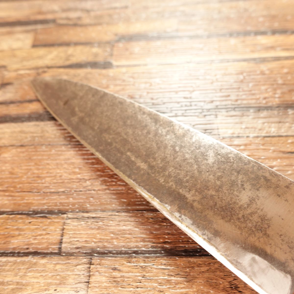 Tosa Tadayoshi Japanese Santoku Knife, Sharpened, Japanese Gyuto, With Seal, Steel