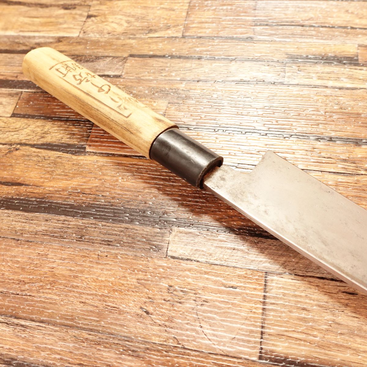 Sakai Senbo Funayuki Knife, Sharpened, Ai-Deba Knife, Thin Blade, Betsuuchi, Single-edged Santoku