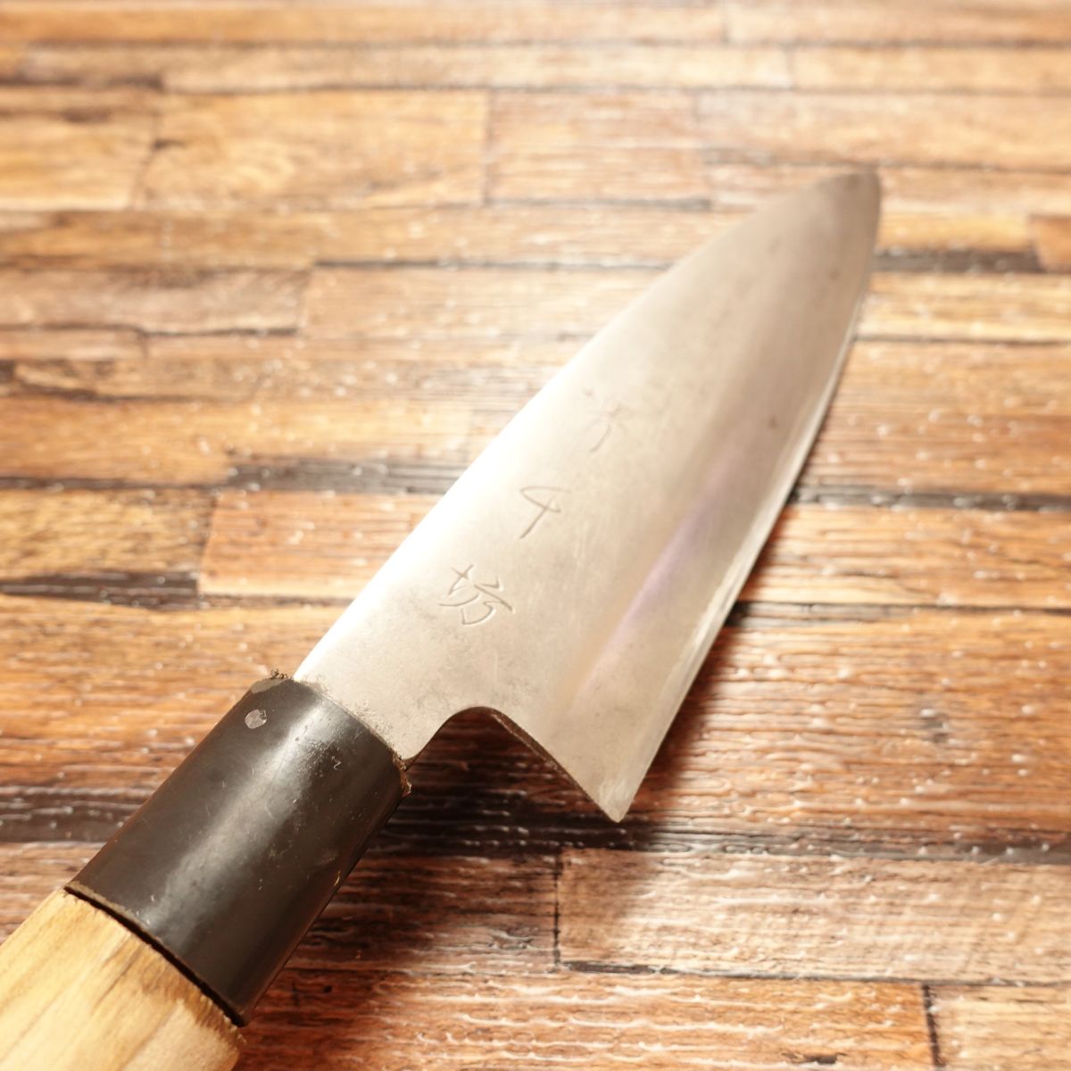 Sakai Senbo Funayuki Knife, Sharpened, Ai-Deba Knife, Thin Blade, Betsuuchi, Single-edged Santoku