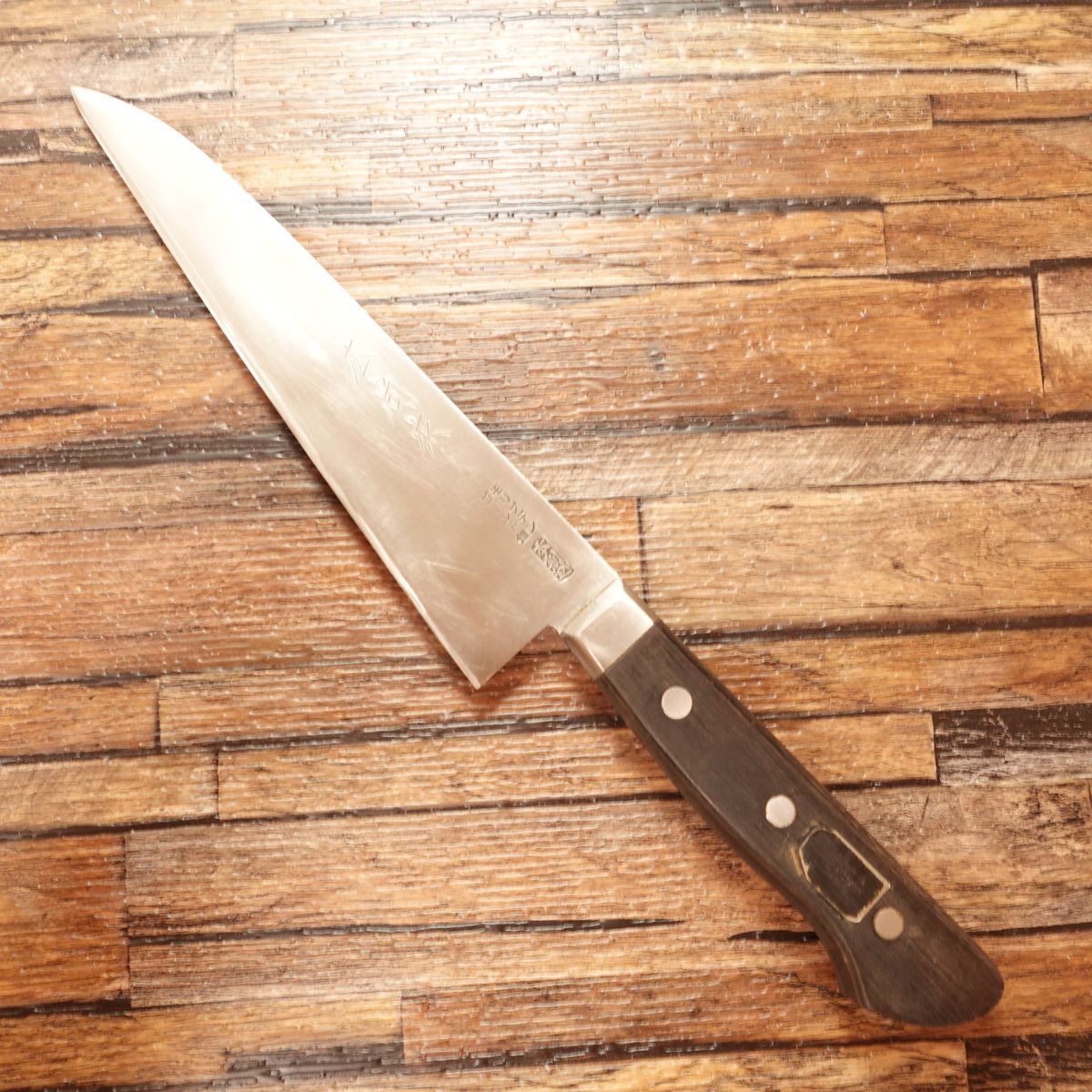 Hironao Saku Gyuto, Chef’s Knife, Sharpened, All-purpose Knife, Hon-Warikomi, 3-layered, Molybdenum Gold Steel