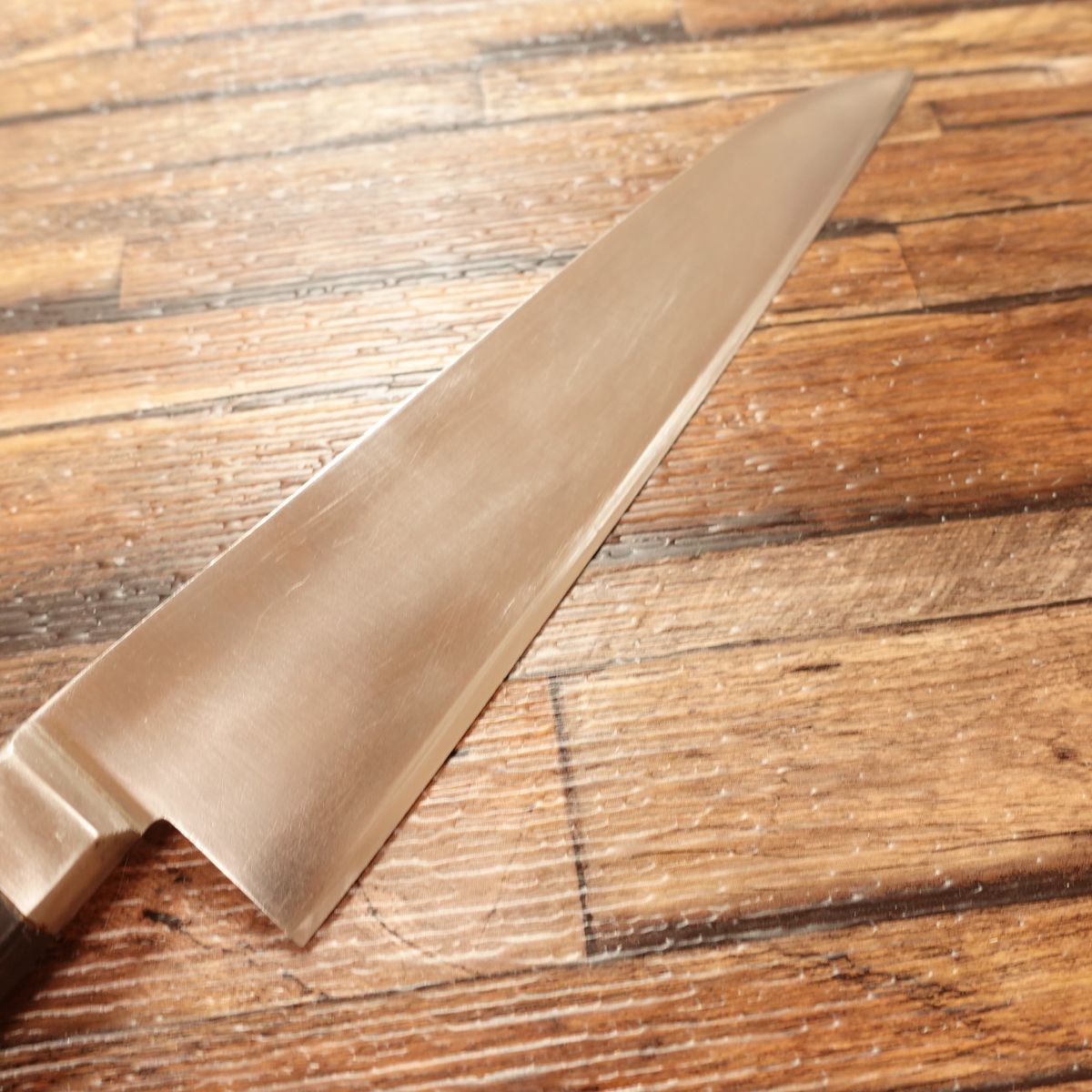 Hironao Saku Gyuto, Chef’s Knife, Sharpened, All-purpose Knife, Hon-Warikomi, 3-layered, Molybdenum Gold Steel