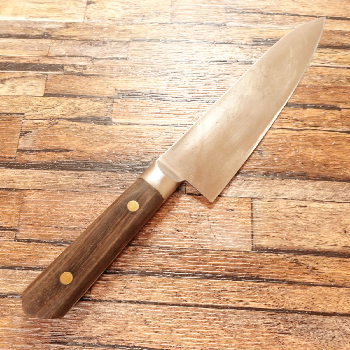 Sakai Ichimonji Mitsuhide Yodeba, Western Style Deba Knife, Sharpened, Gyuto, Steel