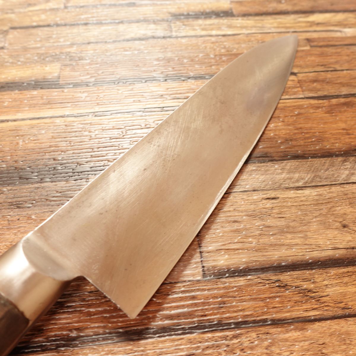 Sakai Ichimonji Mitsuhide Yodeba, Western Style Deba Knife, Sharpened, Gyuto, Steel