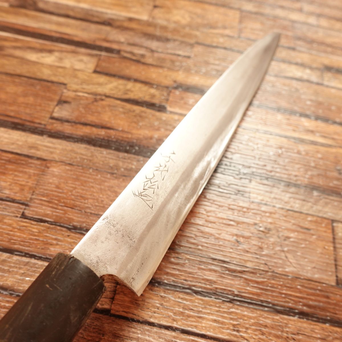 Chiyomatsu Yanagiba Knife, Sharpened, Sashimi Knife, Well-maintained, Single Bevel, Steel