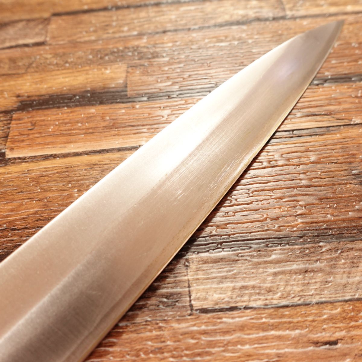 Miyabun Yanagiba Knife, Sharpened, Sashimi Knife, Steel, Minimal Signs of Use, Excellent Condition