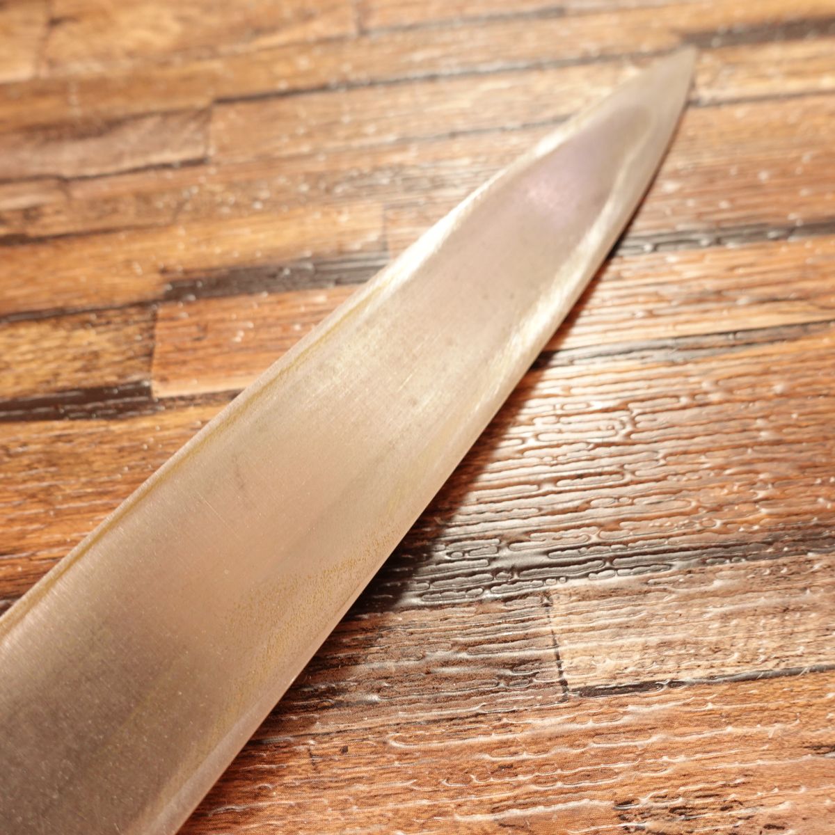 Miyabun Yanagiba Knife, Sharpened, Sashimi Knife, Steel, Minimal Signs of Use, Excellent Condition