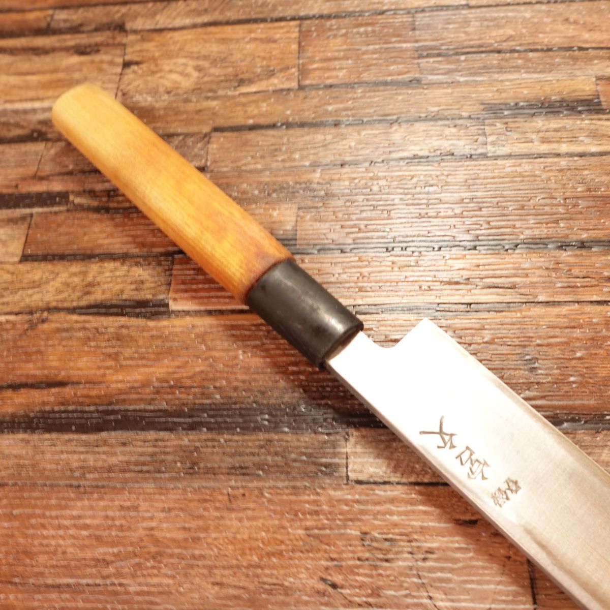 Miyabun Yanagiba Knife, Sharpened, Sashimi Knife, Steel, Minimal Signs of Use, Excellent Condition