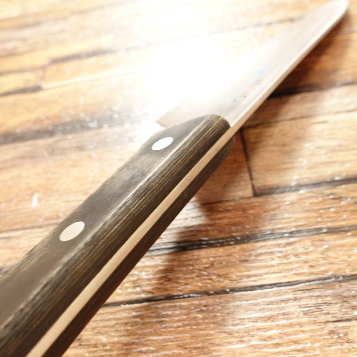 MAC Small Santoku Knife, Sharpened, All-Purpose Knife, Also Usable as Deba, Stainless Steel