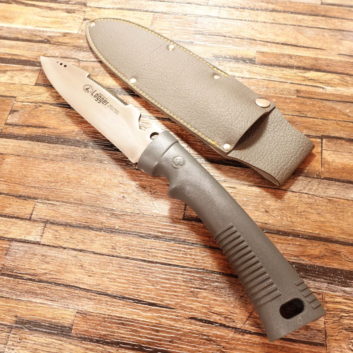 Captain Stag Logger, Sharpened, Outdoor Knife, Sheath Knife, With Sheath, Versatile Nata (Japanese machete)