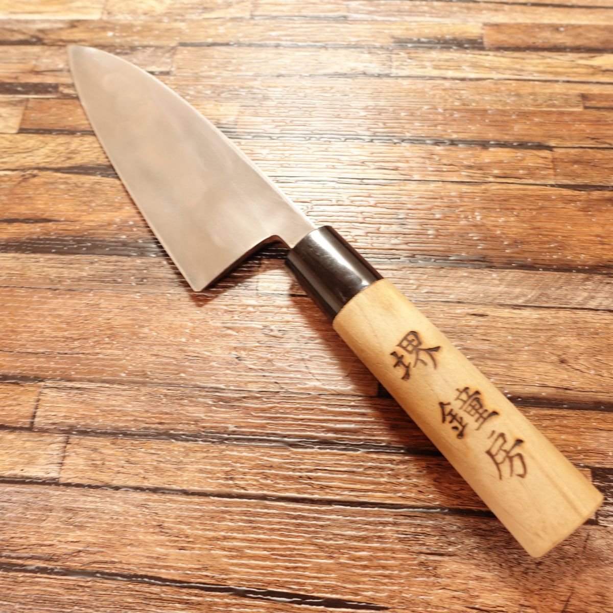 Sakai Kanefusa Deba Knife, Sharpened, With Sakai Sticker, Nearly Unused