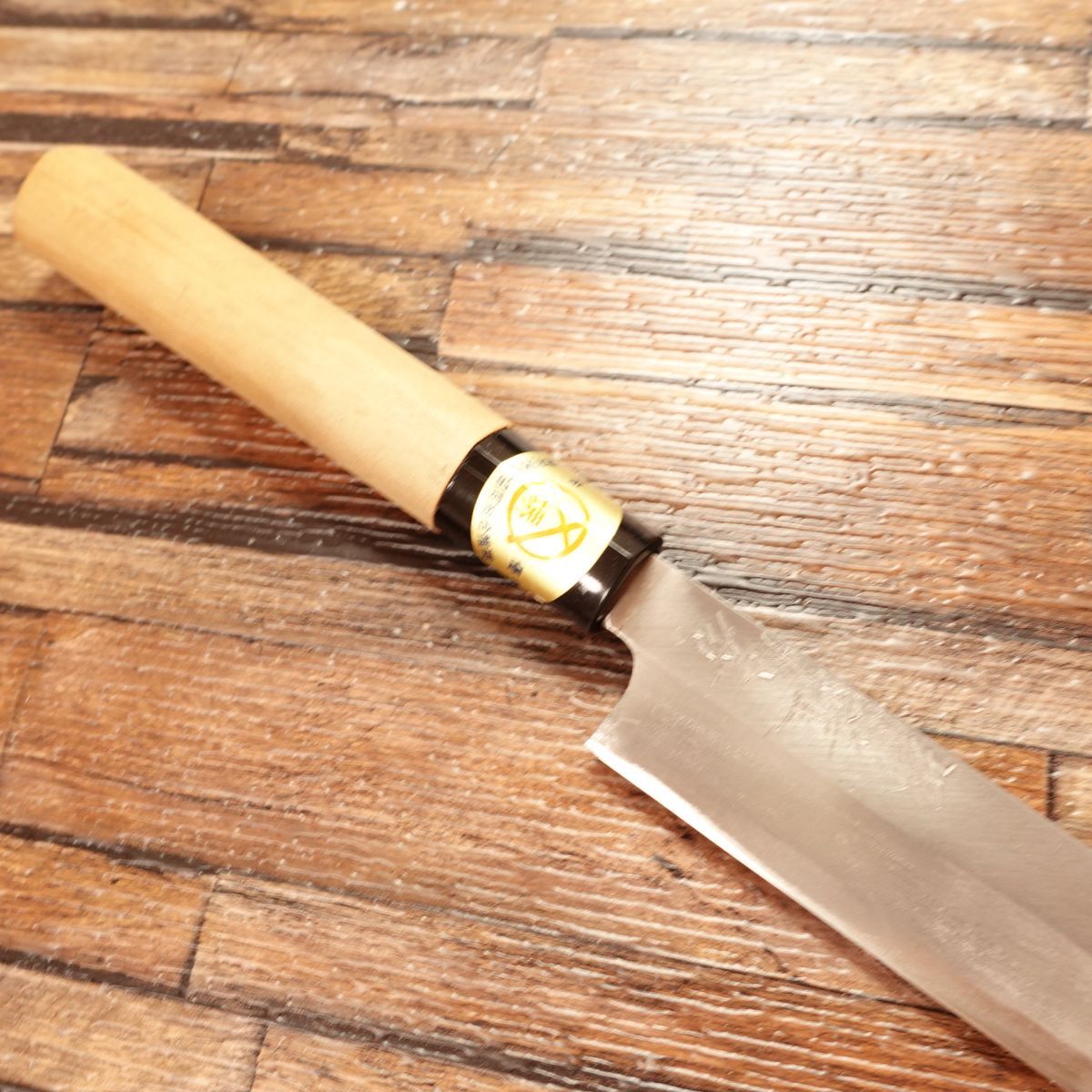 Sakai Kanefusa Yanagiba Knife, Sharpened, Sashimi Knife, With Sakai Sticker, Lightly Used