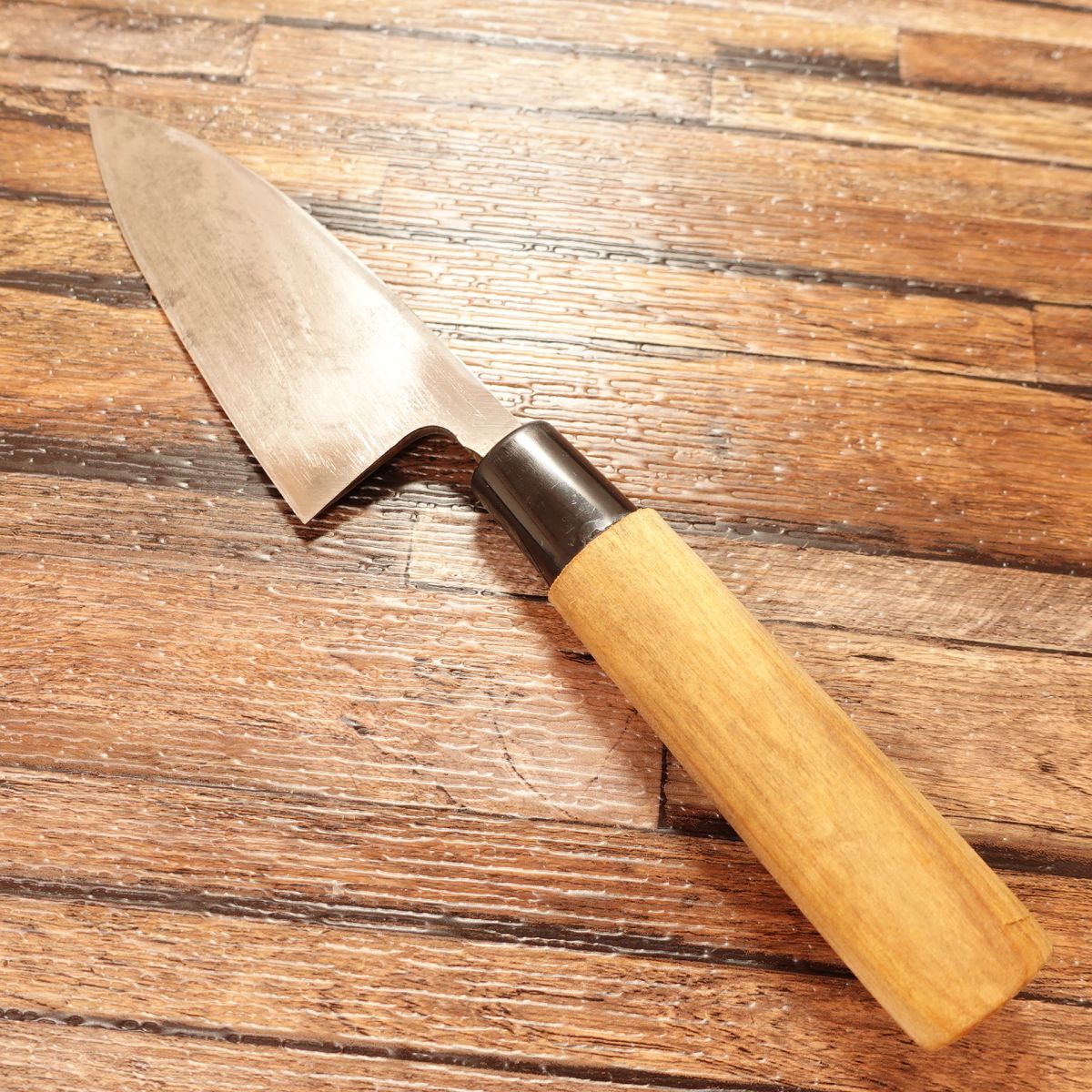 Sakai Shugaku Aji-kiri Knife, Sharpened, Small Deba, With Sticker, Steel