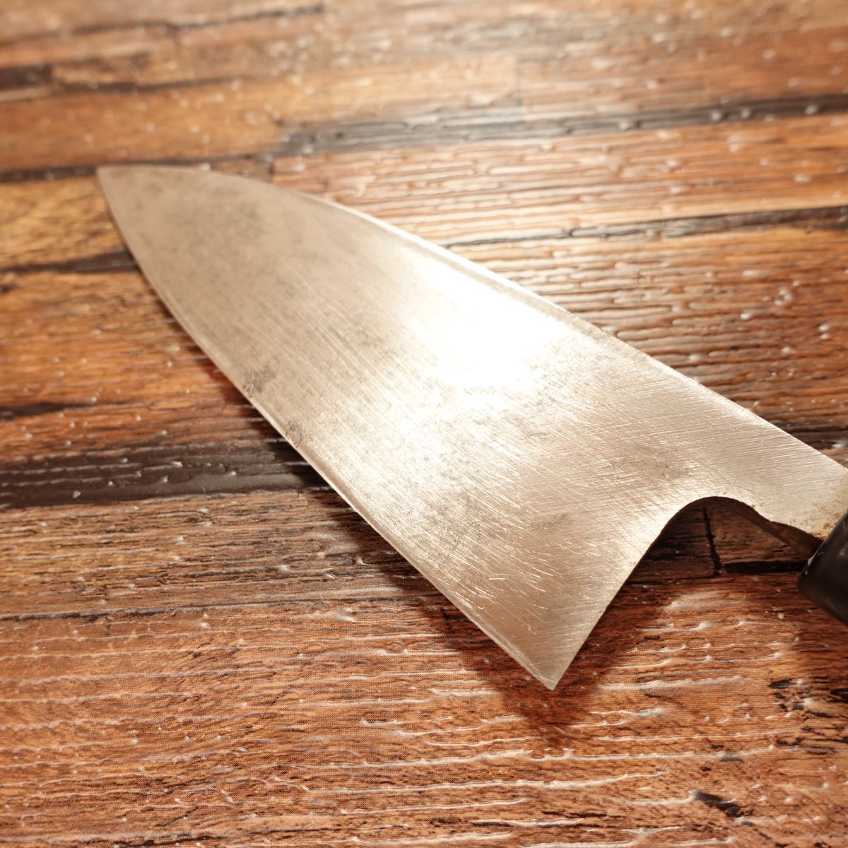 Sakai Shugaku Aji-kiri Knife, Sharpened, Small Deba, With Sticker, Steel