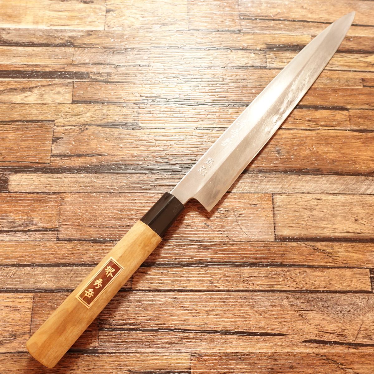 Sakai Shugaku Yanagiba Knife, Sharpened, Sashimi Knife, With Sticker, Steel