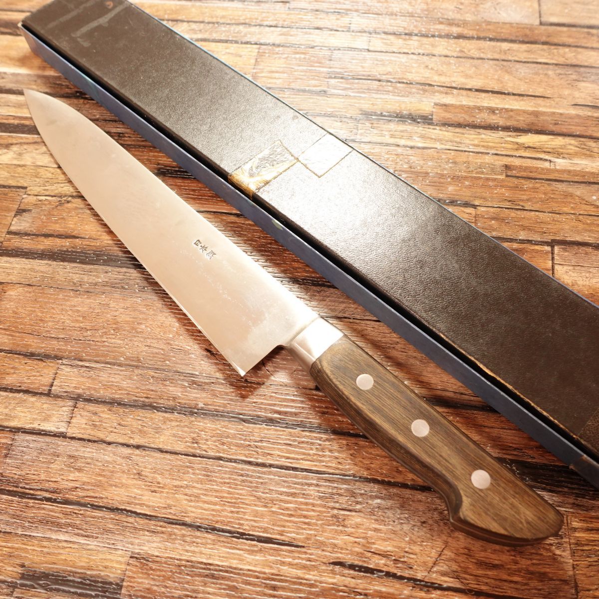 Sakai Kikumori Gyuto, Chef’s Knife, Sharpened, All-purpose Knife, Japanese Steel, Excellent Condition, With Box