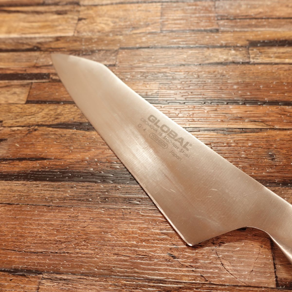 Global Bunka Santoku Knife, Sharpened, All-purpose Knife, G-4, GLOBAL