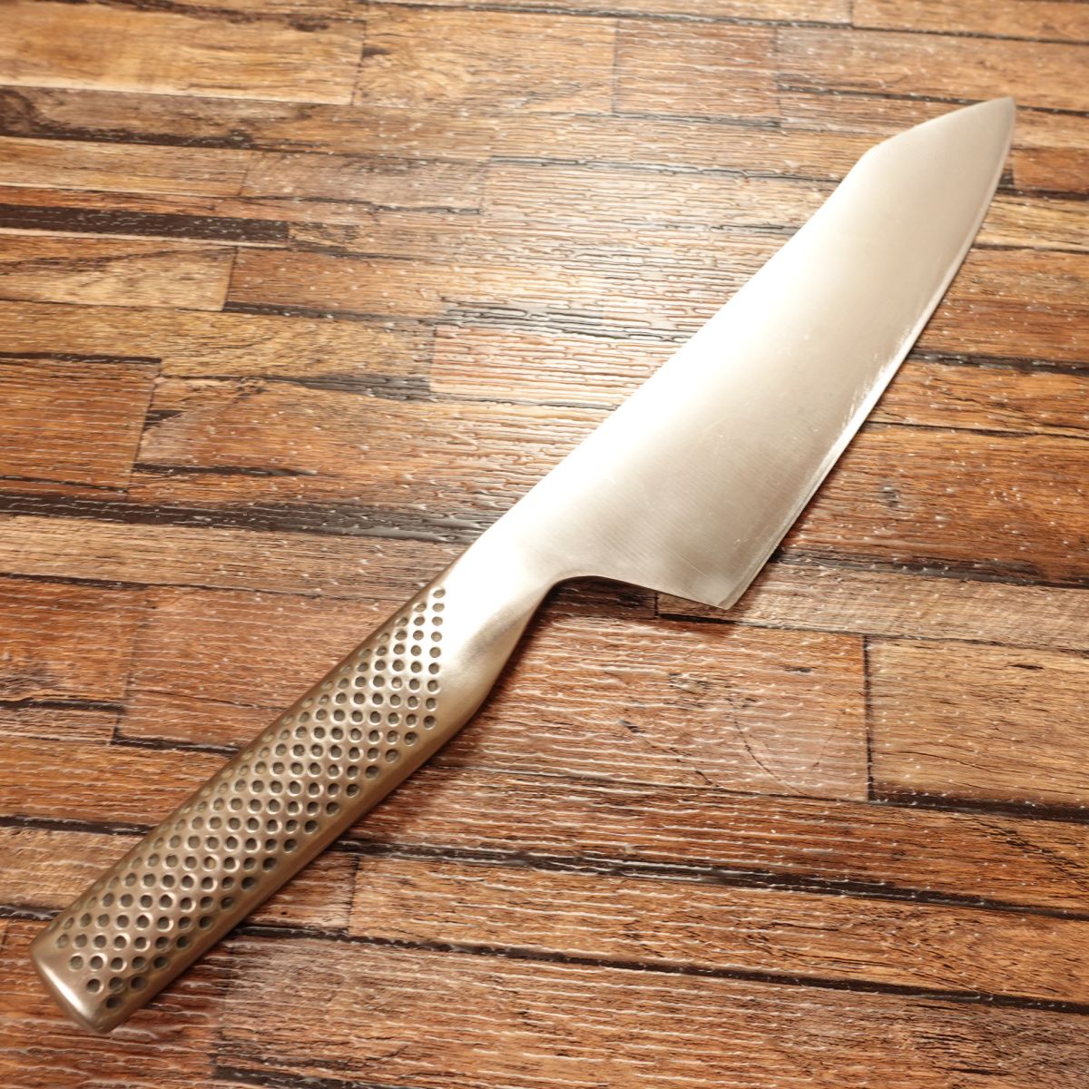 Global Bunka Santoku Knife, Sharpened, All-Purpose Knife, G-4 GLOBAL