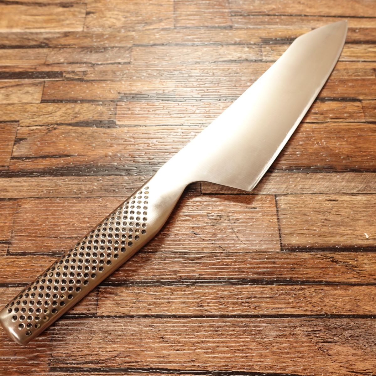 Global Bunka Santoku Knife, Sharpened, All-Purpose Knife, G-4 GLOBAL