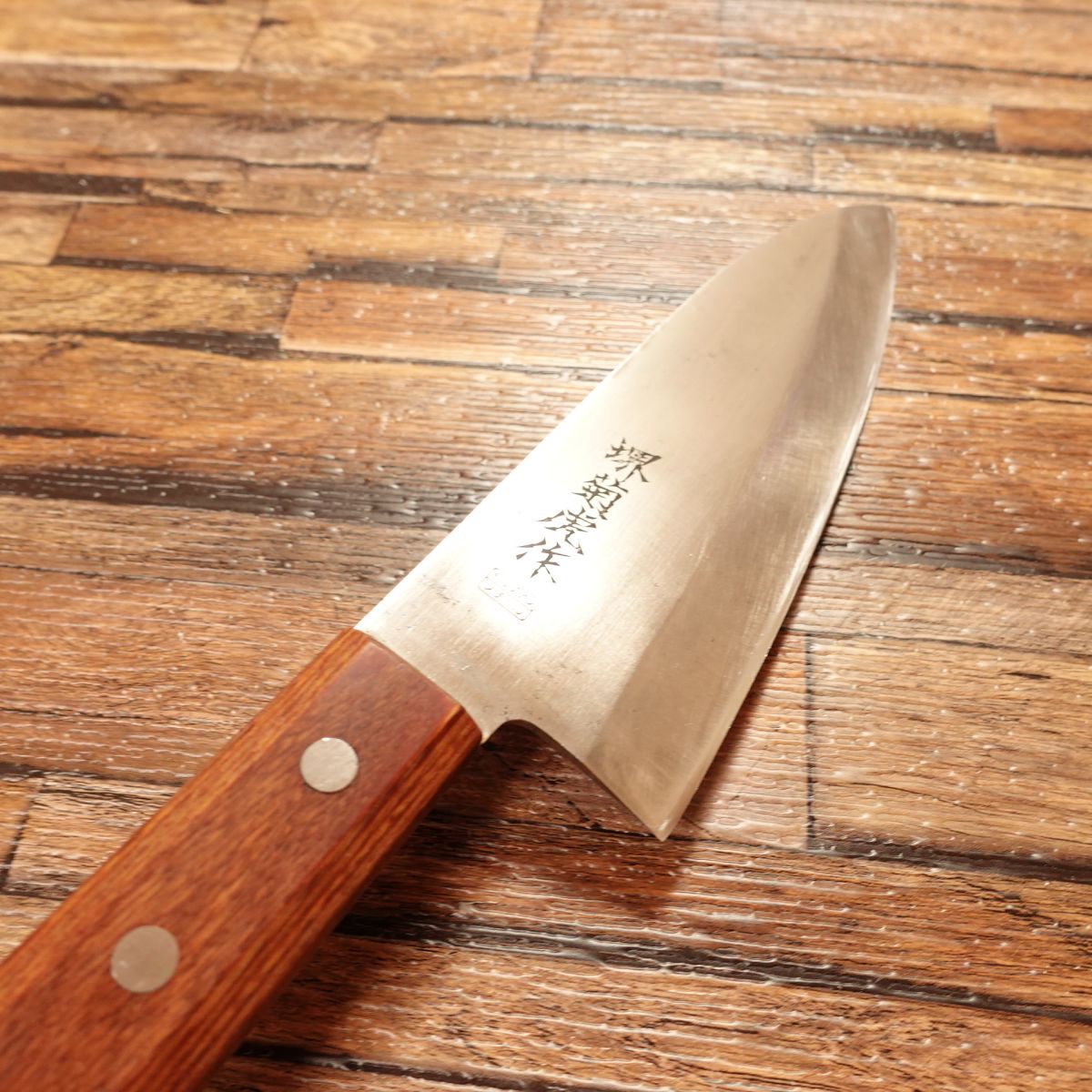 Sakai Kikutora Ai-Deba Knife, Sharpened, Stainless Steel, Funayuki, Blade Thickness 3-4mm