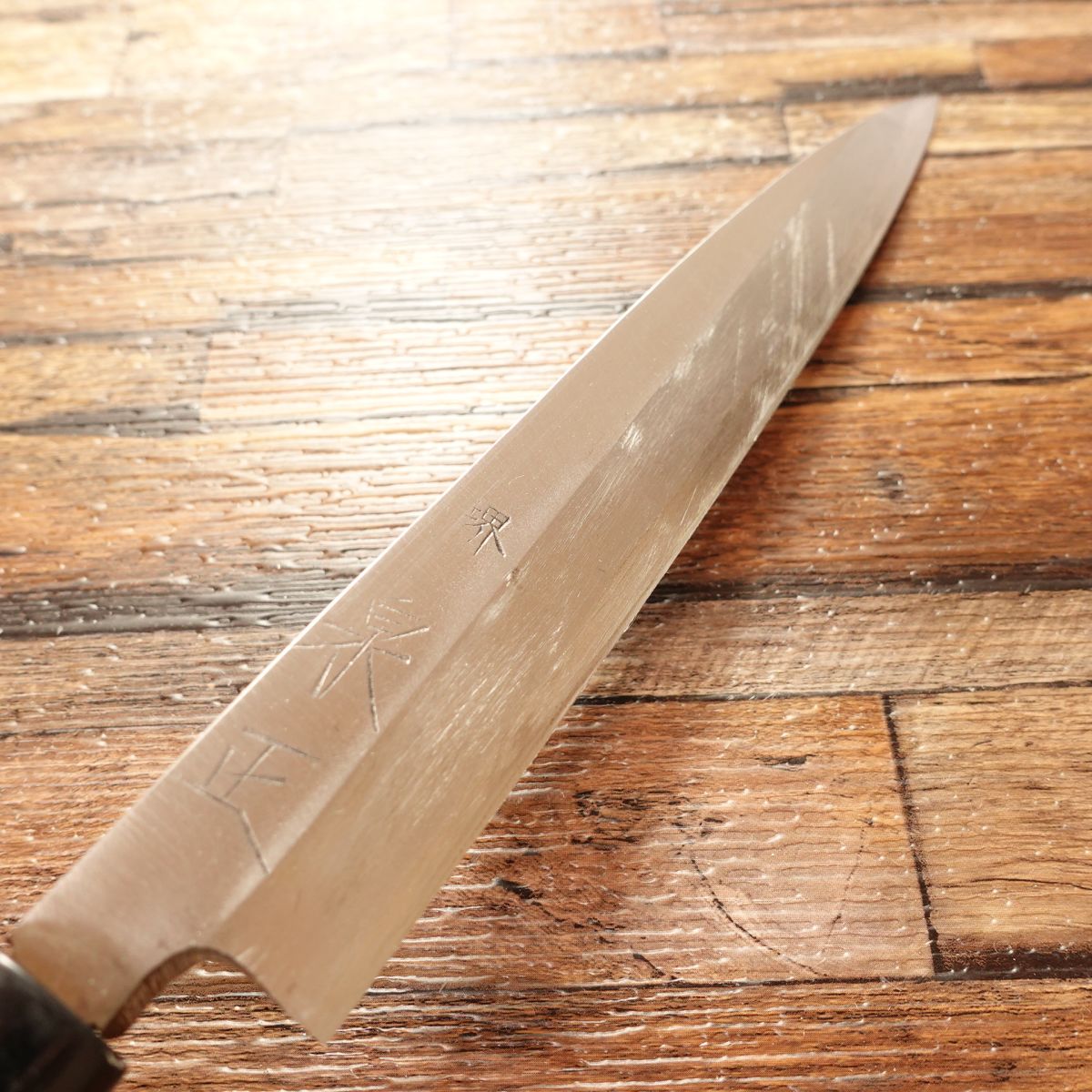 Sakai Izumimasa Yanagiba Knife, Sharpened, Sashimi Knife, Hagane, Brand Sticker Attached