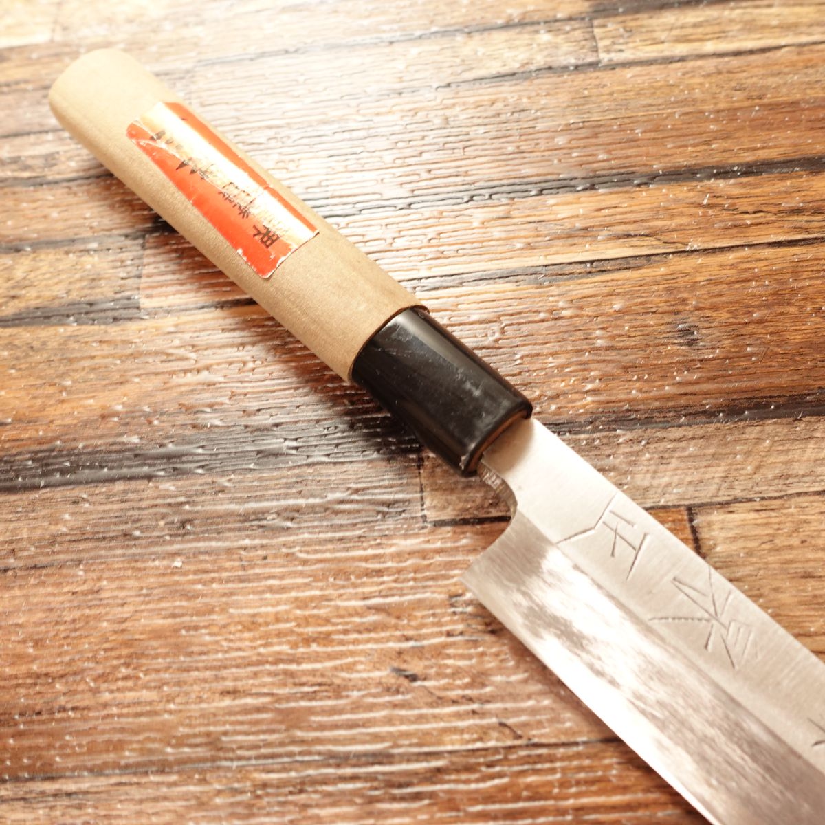 Sakai Izumimasa Yanagiba Knife, Sharpened, Sashimi Knife, Hagane, Brand Sticker Attached