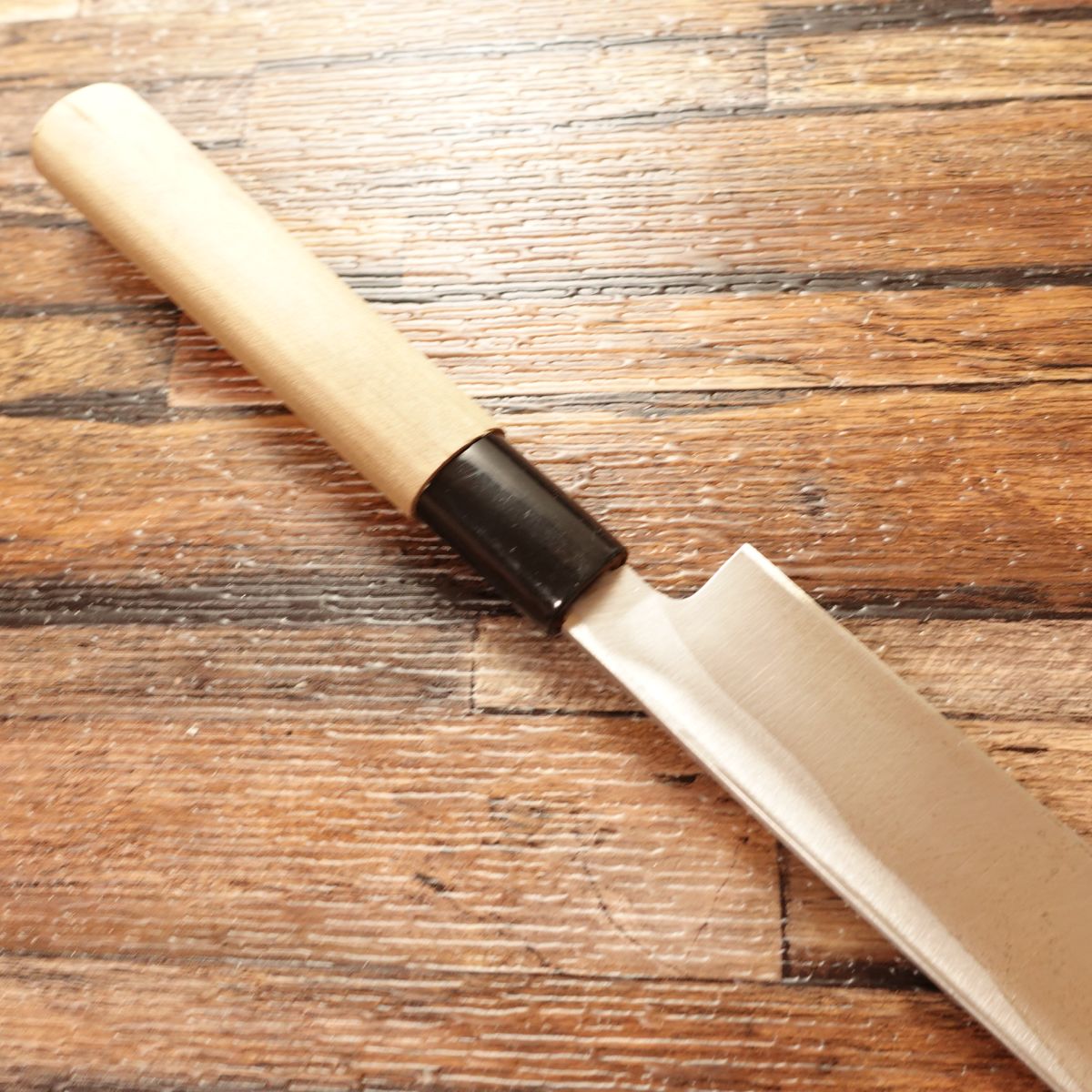 Sakai Izumimasa Yanagiba Knife, Sharpened, Sashimi Knife, Hagane, Brand Sticker Attached