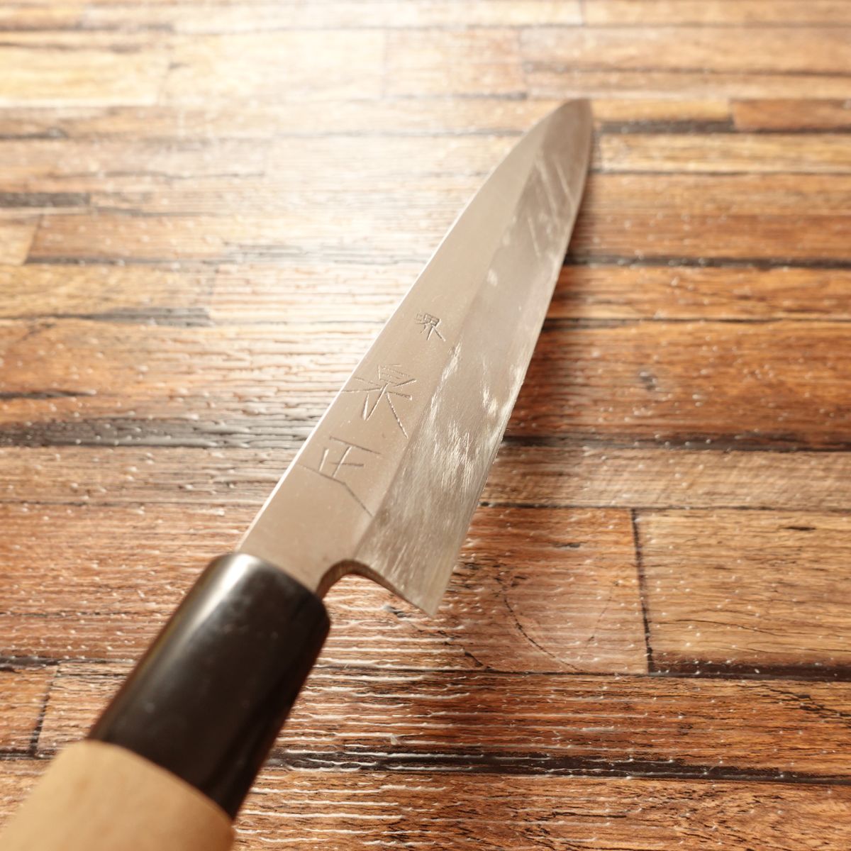 Sakai Izumimasa Yanagiba Knife, Sharpened, Sashimi Knife, Hagane, Brand Sticker Attached