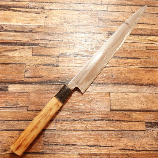 Sakai Kikushige Yanagiba Knife, Sharpened, Sashimi Knife, Premium Fully Forged