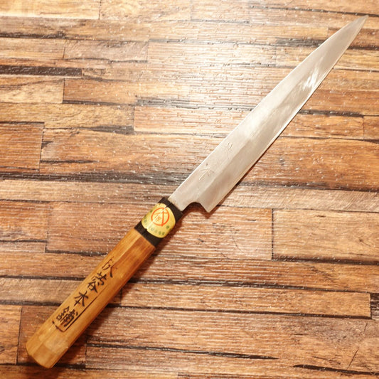 Fuyo Yanagiba Knife, Sharpened, Sashimi Knife, Recommended by Sakai Cutlery Cooperative Seal, Fuyo Honpo