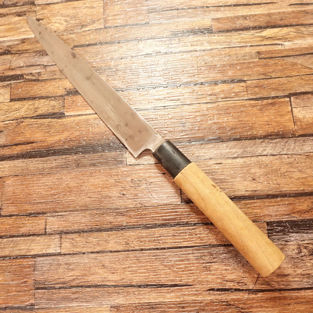 Sakai Takemori Yanagiba Knife, Sharpened, Sashimi Knife, Steel, Willow-leaf Blade