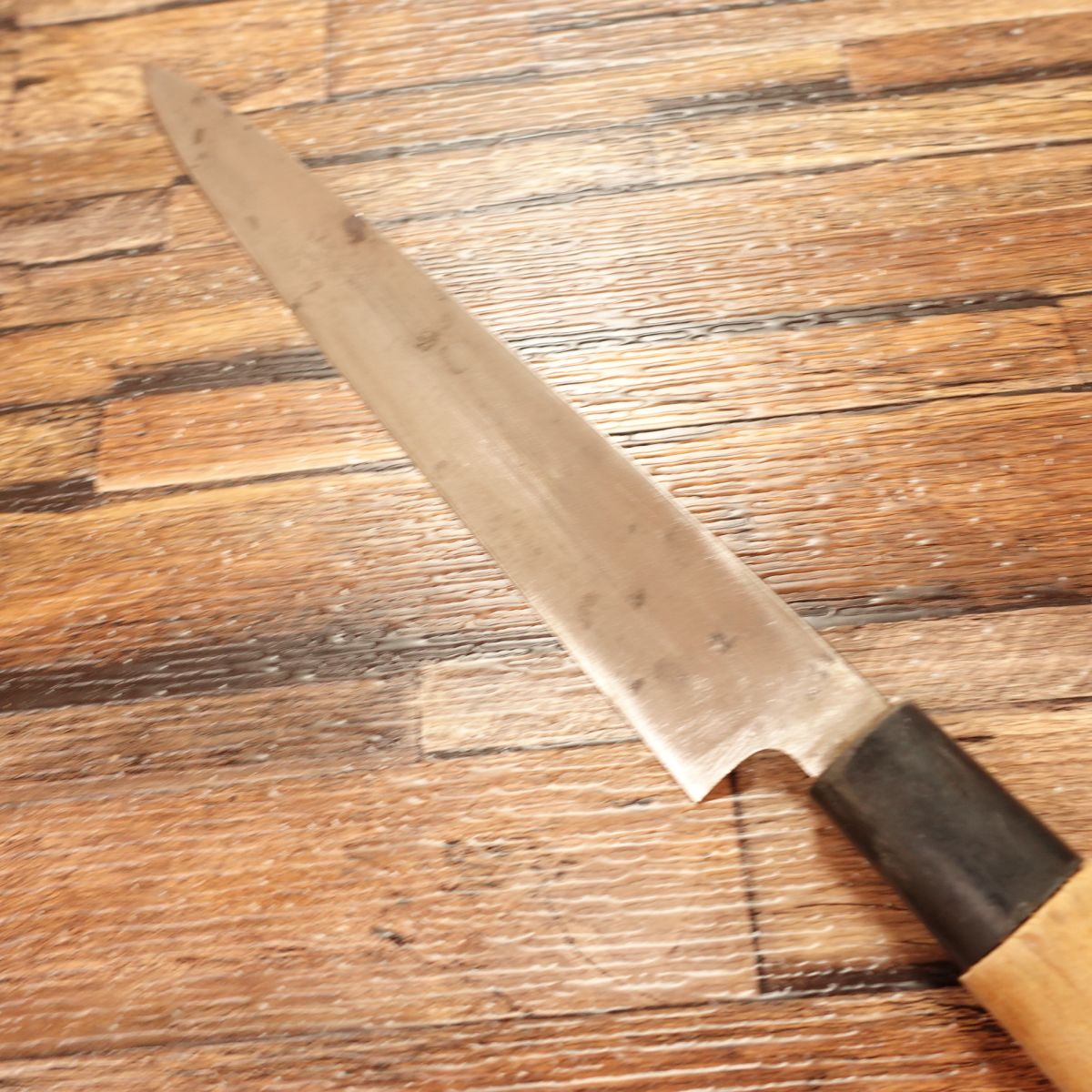 Sakai Takemori Yanagiba Knife, Sharpened, Sashimi Knife, Steel, Willow-leaf Blade