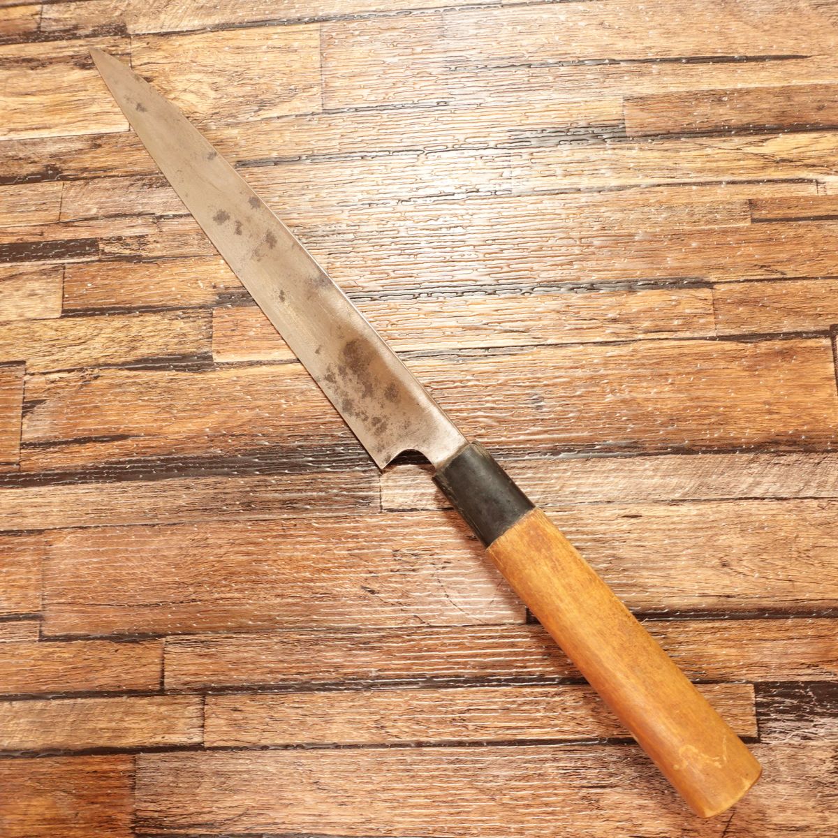 Seki-Magoroku Ibuki Yanagiba Knife, Sharpened, Sashimi Knife, Steel, Willow-leaf Blade