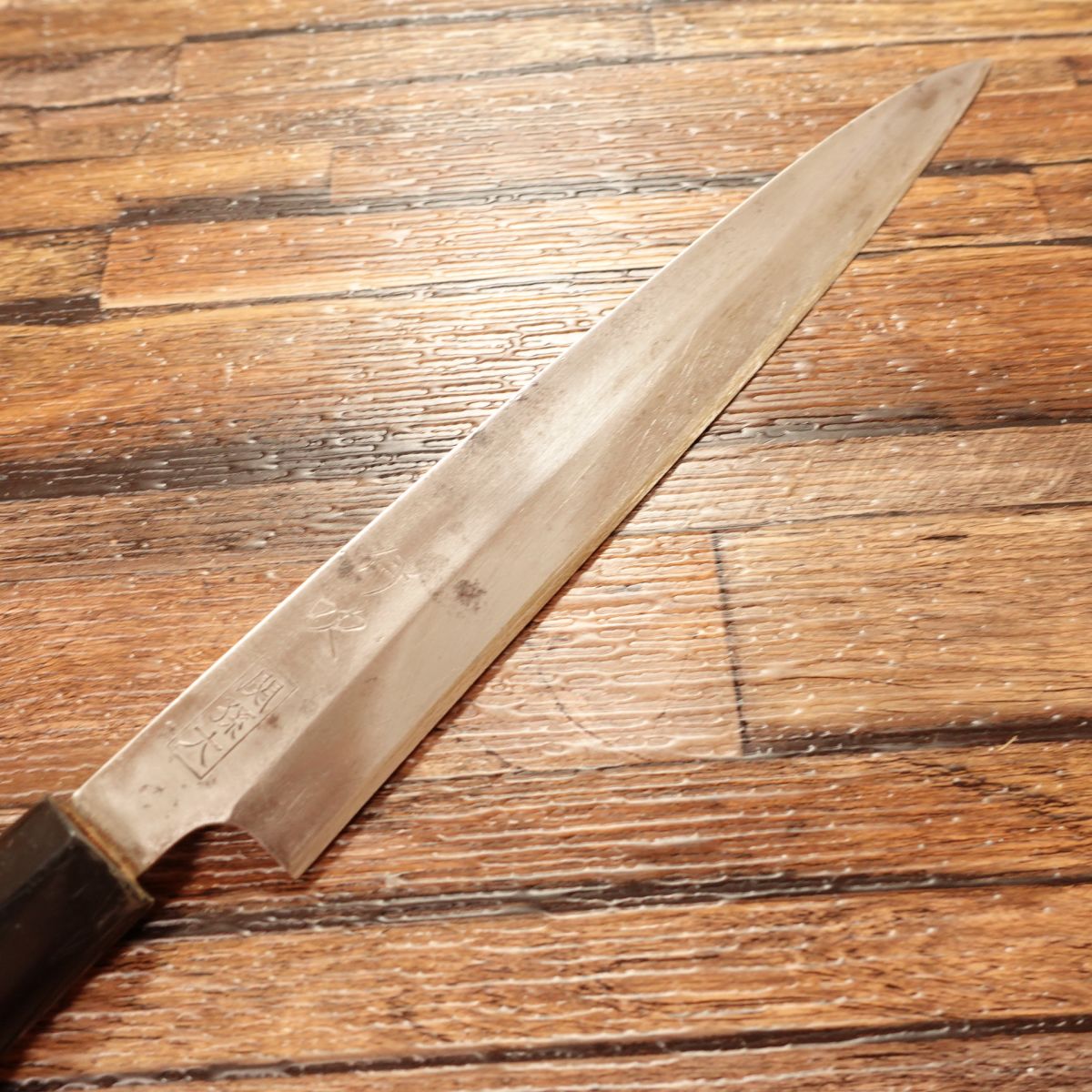 Seki-Magoroku Ibuki Yanagiba Knife, Sharpened, Sashimi Knife, Steel, Willow-leaf Blade