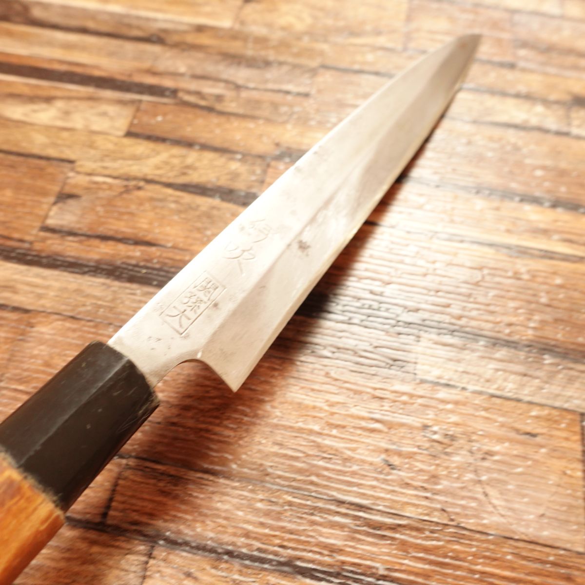 Seki-Magoroku Ibuki Yanagiba Knife, Sharpened, Sashimi Knife, Steel, Willow-leaf Blade